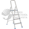 ETTA4 ESCALERA PLEGABLES TIPO TABURETE DE ALUMINIO CON 4 PELDAÑOS SURTEK