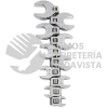 4900-10 JUEGO DE LLAVES PATA DE CUERVO CUADRO DE 3/8", EN PULGADAS, 10 PIEZAS URREA