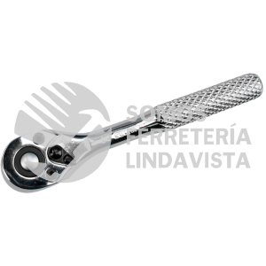 F4449 MATRACA REVERSIBLE PARA DADO CUADRO DE 1/4", CABEZA TIPO PERA, MANGO MOLETEADO SURTEK