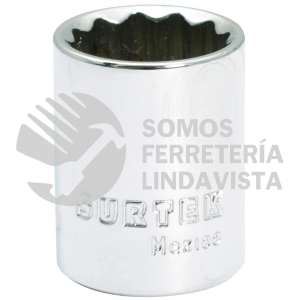 F5115M DADO METRICO CUADRO DE 3/8", 12 PUNTAS, 15 MM SURTEK