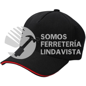 GOUTR GORRA TROQUELADA COLOR NEGRA URREA