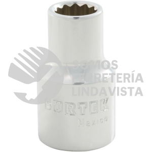 F5814M DADO METRICO CUADRO DE 1/2", 12 PUNTAS, 14 MM SURTEK