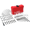 JUP48 JUEGO DE PUNTAS Y ACCESORIOS CON SISTEMA DE AMORTIGUACION DE IMPACTO, 48 PIEZAS URREA