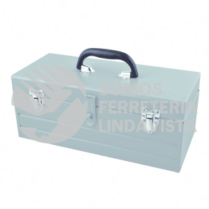 CM24G CAJA PORTAHERRAMIENTAS METALICA GRIS CON CHAROLA 23" X 9" X 7" SURTEK
