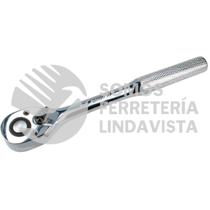F5849 MATRACA REVERSIBLE PARA DADO CUADRO DE 1/2", CABEZA TIPO PERA, MANGO MOLETEADO SURTEK