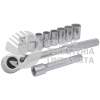 JBUA01M JUEGO DE DADOS Y ACCESORIOS CUADRO DE 1/2" METRICO, 10 PIEZAS URREA