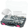 5401CD JUEGO DE DADOS Y ACCESORIOS CUADRO DE 1/2" COMBINADO, 30 PIEZAS URREA