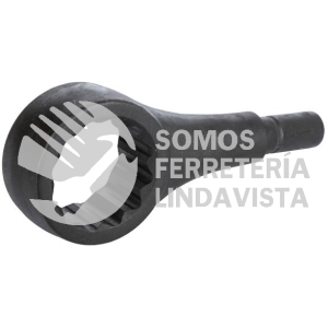2470HL LLAVE DE ESTRIAS DE ALTA PALANCA FOSFATIZADA SIN COLA EN PULGADAS, 12 PUNTAS, 2-3/16" URREA