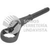 2760MHL LLAVE ACODADA DE ALTA PALANCA FOSFATIZADA SIN COLA METRICA, 12 PUNTAS, 60 MM URREA