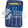 D01P JUEGO DE DESTORNILLADORES CON MANGO AZUL COMBINADOS, 5 PIEZAS SURTEK