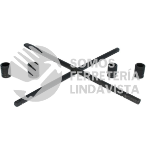 LLC18MJ JUEGO DE LLAVE DE CRUZ MULTIFUNCIONAL CON DADOS COMBINADOS FOSFATIZADOS, 5 PIEZAS URREA