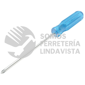 D340 DESTORNILLADOR CON MANGO AZUL, PUNTA PHILLIPS #0 X 4" SURTEK