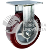 RPU12F RODAJA DE POLIURETANO MARRON FIJA 5" SURTEK