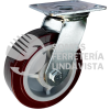 RPU12G RODAJA DE POLIURETANO MARRON GIRATORIA 5" SURTEK