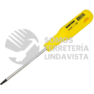 D4320 DESTORNILLADOR CON MANGO AMARILLO, PUNTA TORX T20 X 4" SURTEK