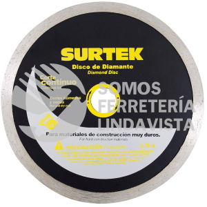 123466 DISCO DE DIAMANTE CONTINUO, 7" SURTEK