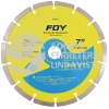 143513 DISCO DE DIAMANTE SEGMENTADO, 7" FOY