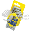 ALLF13M JUEGO DE 13 LLAVES HEXAGONALES TIPO "L", METRICAS SURTEK