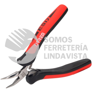 28520X PINZA ESD PARA ELECTRONICA DE 5" PUNTA LARGA DOBLADA A 45GRADOSURREA