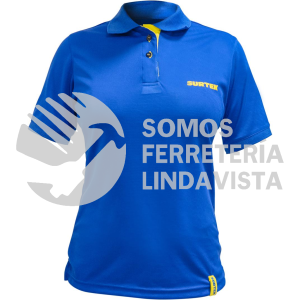 PDFS PLAYERA TIPO POLO DRY FIT PARA DAMA COLOR AZUL TALLA CH SURTEK
