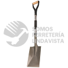 PALCM1 PALA CON MANGO METALICO CON PUÑO "Y", CUADRADA SURTEK