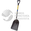 130684 PALA CON MANGO DE FIBRA DE VIDRIO CON PUÑO PLASTICO "Y", TIPO CARBONERA SURTEK