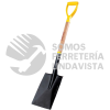 130602 PALA CON MANGO DE MADERA CON PUÑO PLASTICO "D", TIPO ESCARRAMAN SURTEK