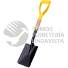 130630 PALA CAJUELERA CON MANGO DE MADERA CON PUÑO METALICO "D", CUADRADA SURTEK