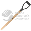 CAB22 REPUESTO DE MADERA PARA PALA CON PUÑO PLASTICO "Y" FOY