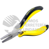 957 MINI PINZA CON MANGO BIMATERIAL PARA ELECTRONICA DE 4-3/4", PUNTA PLANA SURTEK