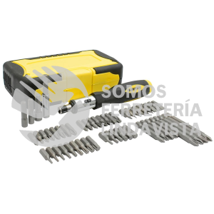 JDP53 JUEGO DE PUNTAS Y ACCESORIOS HEXAGONO DE 1/4", 53 PIEZAS SURTEK