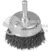 C330 CARDA COPA ONDULADA ALAMBRE DELGADO 3" X 0.30 CON ZANCO 1/4" FOY