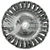 C538 CARDA CIRCULAR TRENZADA ALAMBRE GRUESO 7" X 0.50 MM CON ROSCA 7/8" SURTEK