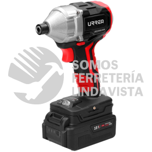 AI1018 ATORNILLADOR DE IMPACTO 1/4" A BATERIA LITIO-ION 18 V 350 NM URREA