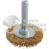 C857 C857 CARDA CIRCULAR ONDULADA ALAMBRE FINO 4" X 0.17 MM CON ZANCO 1/4" URREA