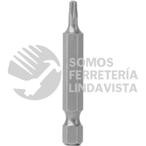 PTO72 PUNTA TORX DE PODER PARA DESTORNILLADOR HEXÁGONO DE 1/4", T7 X 2" 5 PIEZAS SURTEK