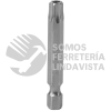 PTS202 PUNTA TORX SEGURIDAD DE PODER PARA DESTORNILLADOR HEXÁGONO DE 1/4", T20 X 2" 5 PIEZAS SURTEK
