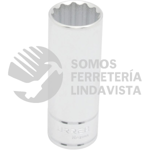 5318M DADO LARGO CUADRO DE 1/2", 12 PUNTAS, METRICO, 18 MM URREA