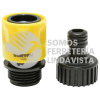 130382 JUEGO DE CONECTORES PARA GRIFO CON SISTEMA CLICK Y ADAPTADOR 3/4" GHT, 2 PIEZAS SURTEK