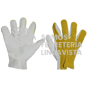 137382 GUANTES DE PIEL DE BORREGO Y CARNAZA EN DORSO UNITALLA SURTEK